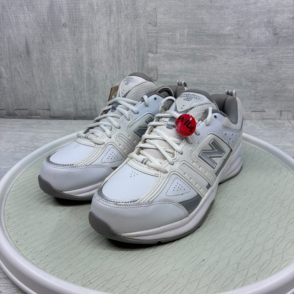 New Balance 409 Sneakers Women's 11 White Leather Cross‎ Training WX409WS2